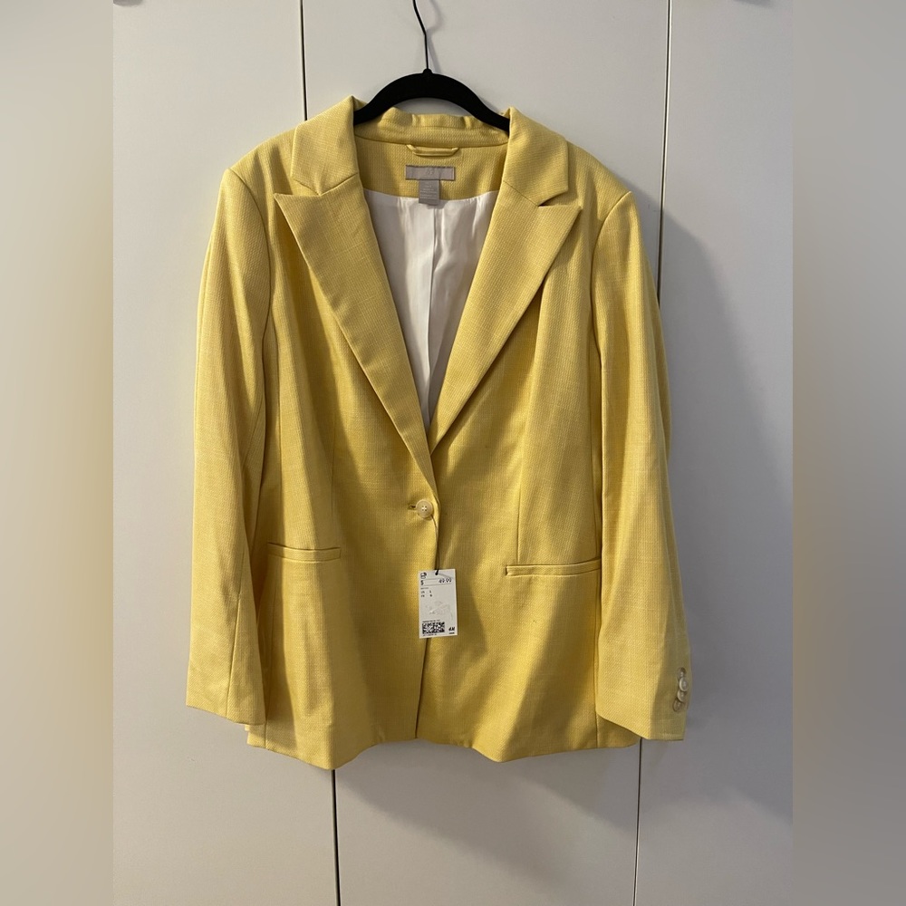 H&M Yellow Blazer